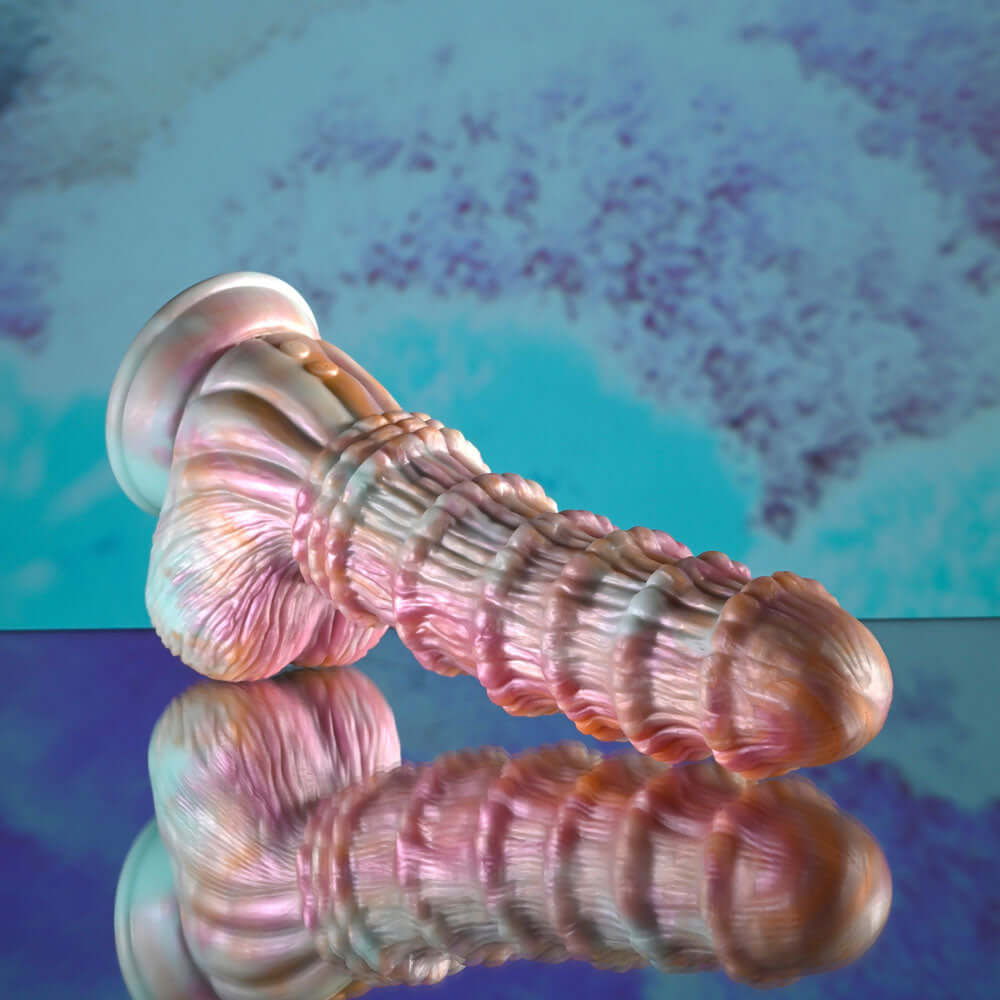 Evolved FANTASY - Multicoloured 27.6 cm USB Rechargeable Vibrating Fantasy Dildo with Remote